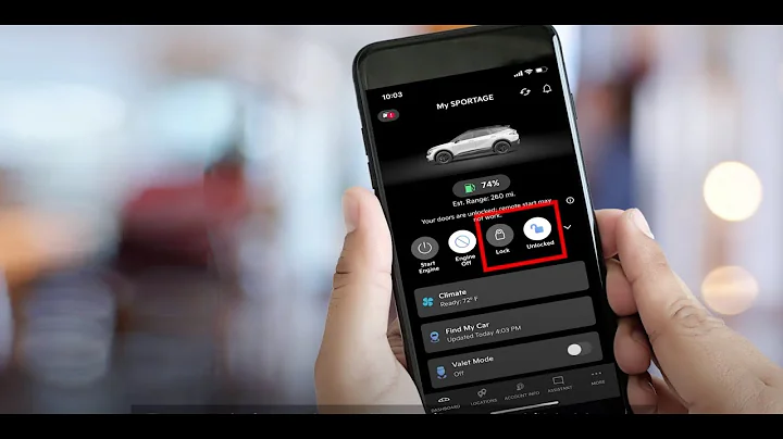 Kia Connect - Kia Access App - Remote Lock Unlock, Remote Start Stop & Climate Control