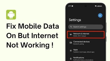 Fix Mobile Data On But Internet Not Working On Android ! - Easy Solution | HTG