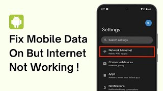 Fix Mobile Data On But Internet Not Working On Android ! - Easy Solution | HTG
