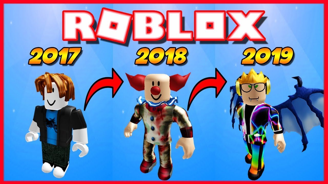 Evolucion De Mi Avatar De Roblox 2 Anos Youtube - avatar roblox personas