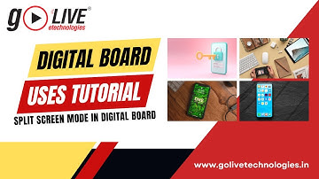 Maxhub Smartboard Tutorial: Use Split Screen Mode in Digital Board | GoLive eTechnologies