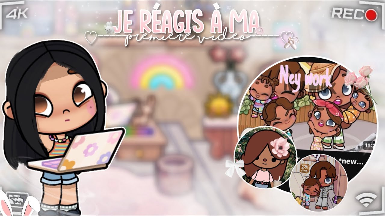 Je réagis à ma *première vidéo*😭🙈💗|| *with voice*🔊|| Avatar world 🌍 IB: @LuvShasha!!☻︎