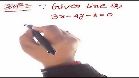 Question based on - Position of Two Point With Respect to Line