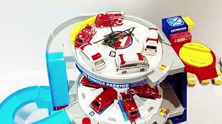 トミカパーキング🚗ぐるぐるシュート✨子ども大喜び‼️パトカー🚔救急車🚑消防車🚒ヘリコプター🚁はたらくくるまたち screenshot 4