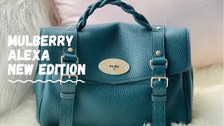 Mulberry Alexa (2020 release) in Mulberry green / Handbag First Impressions