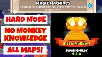 Hard Odyssey | Magic Machines | All Maps (No Monkey Knowledge)