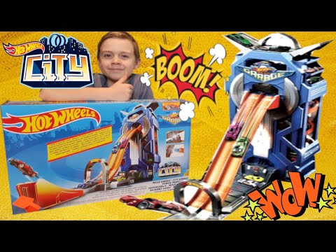 Hot Wheels City - Mega garaż z windą i wyrzutnią! @DrRadian