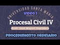 Procedimiento Ordinario Civil Venezolano. Video #1