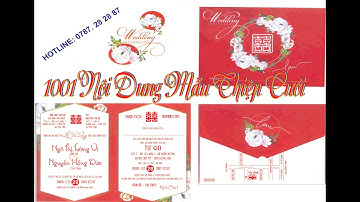 Chia Sẽ Cách Thay Đổi Nội Dung IN THIỆP CƯỚI Cho Người Mới Bắt Đầu I THIỆP CƯỚI LÀN GIÓ MỚI