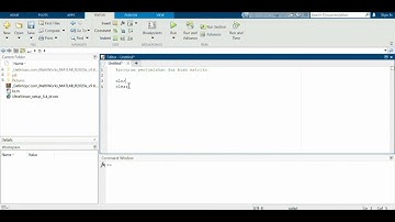 Operasi Hitung Matriks Menggunakan MATLAB
