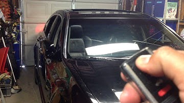 Acura TL window roll up module