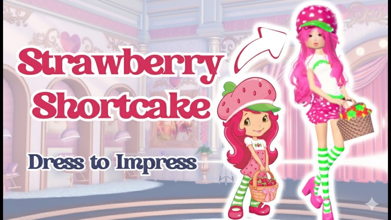 DRESS TO IMPRESS I STRAWBERRY SHORTCAKE OUTFIT - YouTube DRESS TO IMPRESS I STRAWBERRY SHORTCAKE OUTFIT - YouTube