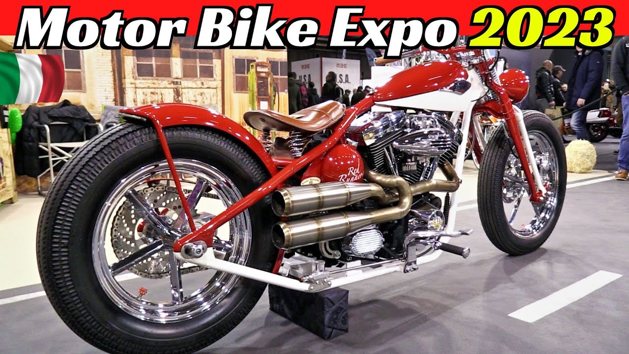 Motor Bike Expo 2023 [MBE] Highlights Part 1 - Verona, Italy - Customs, Choppers, Cafè-Racers & More