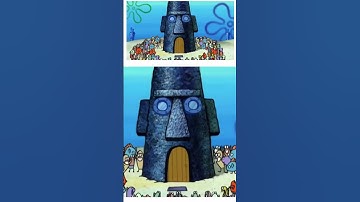 Squidward house is a moi head 💀￼ spirit #spongebob #squidward #shorts