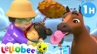 Rain Rain Go Away, I Want To Go And Play Today | 🌻Lellobee City Farm - Kids Playhouse Song Mix by Preschool Playhouse 9,812 views 1 month ago 1 hour, 7 minutes