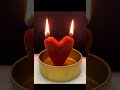 Свечи восковые с травами. Свеча в форме сердца. #shorts #candles #handmade