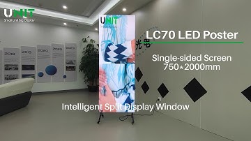 LC70 Series 750*2000mm LED Digital Banner Display