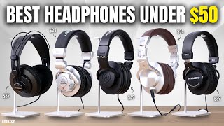 5 Best Headphones Under $50 On Amazon!! | Budget Headphones For Music Production & Tracking Vocals