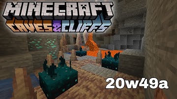Minecraft Caves And Cliffs 20w49a Snapshot
