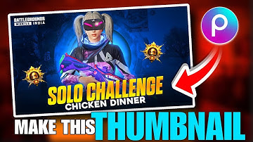 How to Make a Professional Gaming Thumbnail in PicsArt | BGMI / PUBG Thumbnail Editing Tutorial 2025