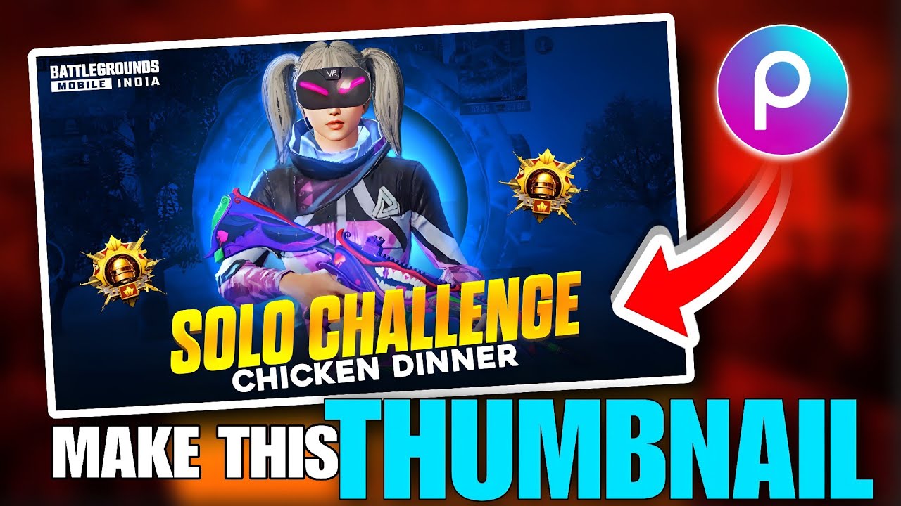 How to Make a Professional Gaming Thumbnail in PicsArt | BGMI / PUBG Thumbnail Editing Tutorial 2025