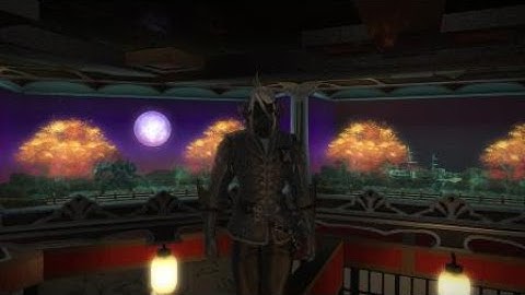 FINAL FANTASY XIV Small house Shirogane Asian theme.