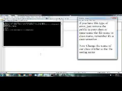 Error : class hello is public, should be declared in a file named hello ...