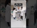 After Knee Replacement patient starts walking on the day of surgery