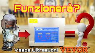 VEVOR ultrasonic cleaning tank for Piaggio Ciao, SI, Bravo, Boxer, etc. engines.
