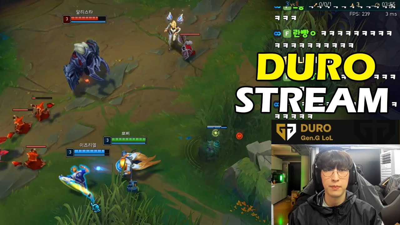 GENG Duro Stream Poppy Duo Ruler vs Korean Challenger - YouTube