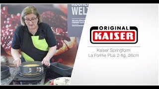 Tutorial Kaiser Springform - Tortenkuche I