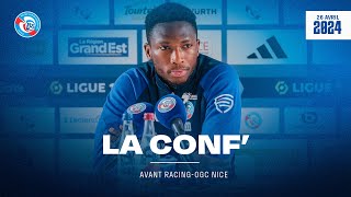 Racing-OGC Nice (J31 Ligue 1 Uber Eats 23/24) : la conf' d'avant-match | REPLAY