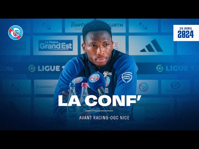 Racing-OGC Nice (J31 Ligue 1 Uber Eats 23/24) : la conf' d'avant-match | REPLAY