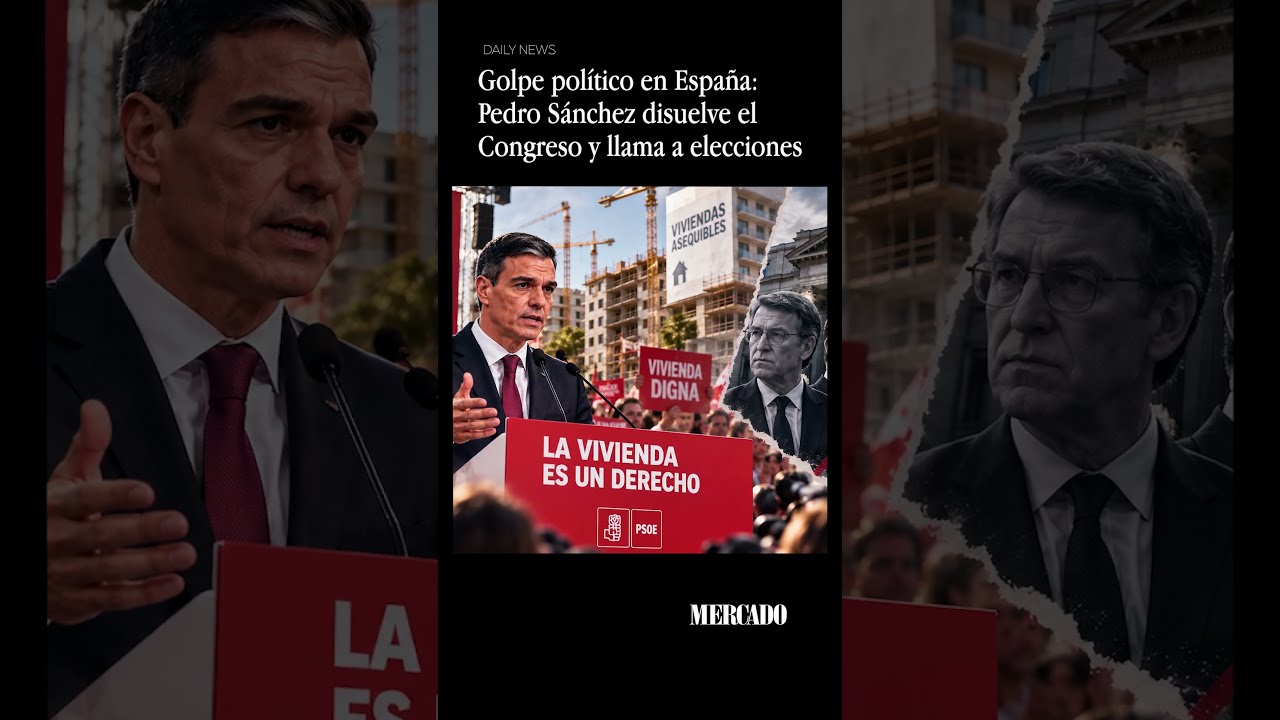 Golpe político en España Pedro Sánchez disuelve el congreso y llama a elecciones