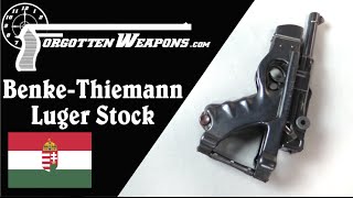 Benke Thiemann Folding Luger Stock