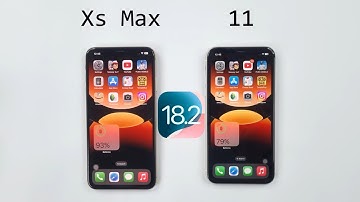 iOS 18.2 Speed Test - iPhone XS Max vs iPhone 11