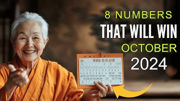 8 LUCKY NUMBERS to WIN and GET RICH in OCTOBER 2024 | Buddhist Teachings