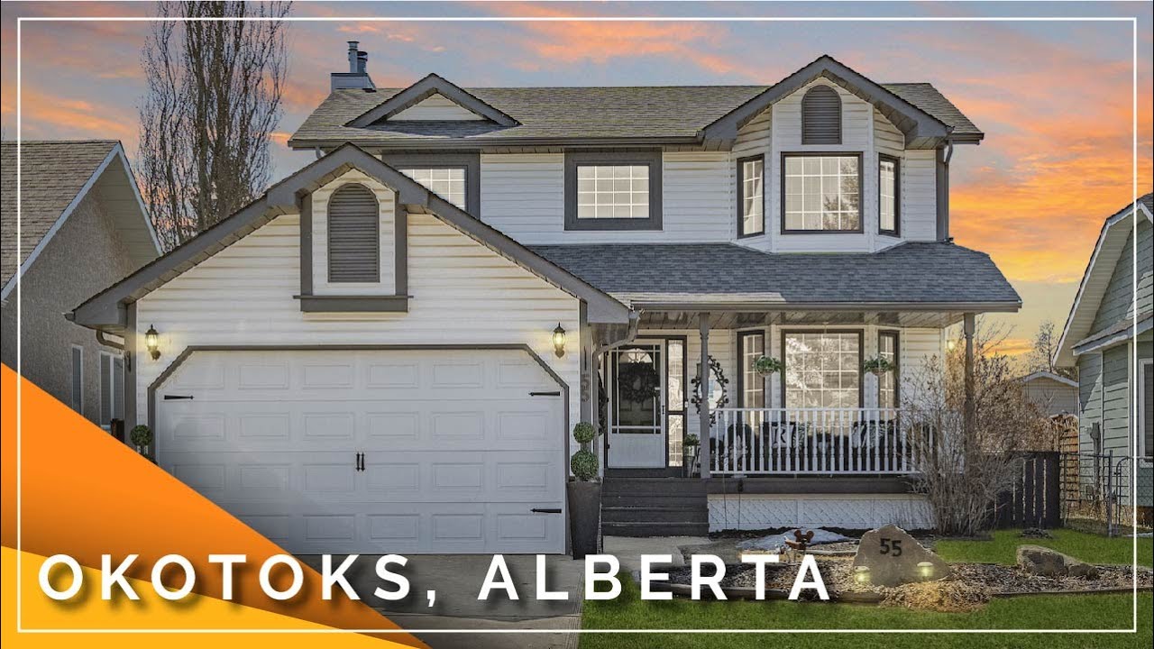 Okotoks Real Estate Sneak Peek Production 55 Cimarron Way YouTube
