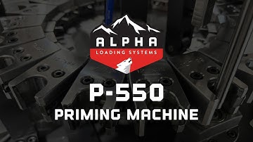 Alpha P-550 50 Caliber Priming Machine Video