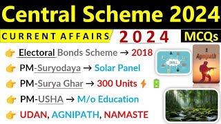 Scheme 2024 Current Affairs | Central Govt Schemes 2024 | Scheme Current Affairs 2024 |