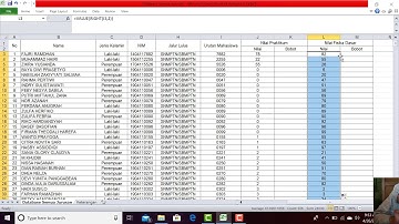 CARA MENGGUNAKAN FUNGSI LOGIKA IF DAN FUNGSI STRING DI EXCEL #LAPORAN 4 FISIKA DASAR