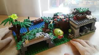 Обзор самоделки Lego страшный лес и пиар канала Lego Show