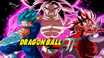 Vegetto Blue y Xeno Vegetto SSJ4 Vs Broly SSJ4 (Limit Breaker) - Super Dragon Ball Heroes "AF" 1080p