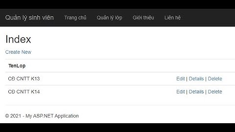 Tạo ứng dụng MVC đầu tiên trong visual studio 2019