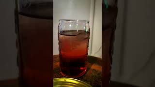 Timelapse of Ribena Ice Cubes Melting 2 Hours