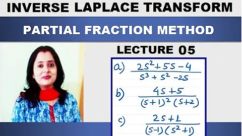 Inverse Laplace Transform 05 – Partial Fraction Method with Examples