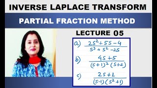 Inverse Laplace Transform 05 – Partial Fraction Method with Examples