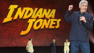 Harrison Ford Gets Super Emotional for Indiana Jones 5 at D23 Expo 2022