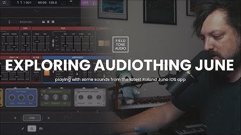 Exploring AudioThing JUNE (iOS Roland Juno Synth)