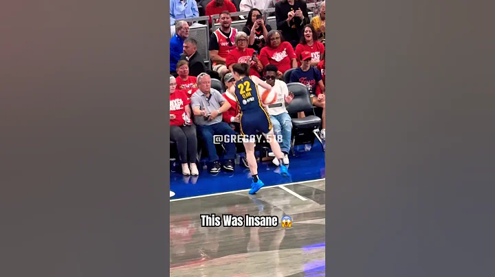 Caitlin Clark is CRAZY 😱#caitlinclark #basketball #wnba